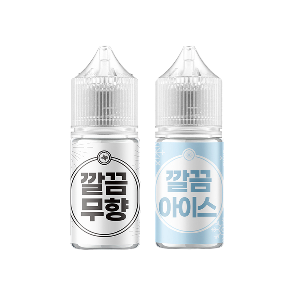 [무니코틴] 깔끔 2가지 맛 입호흡 액상 30ml